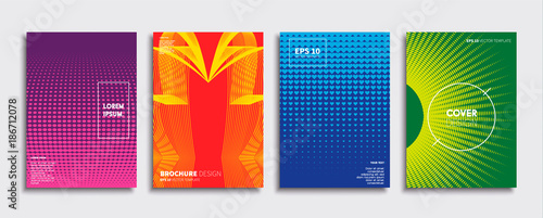 Minimal Vector cover designs. Future Poster template.