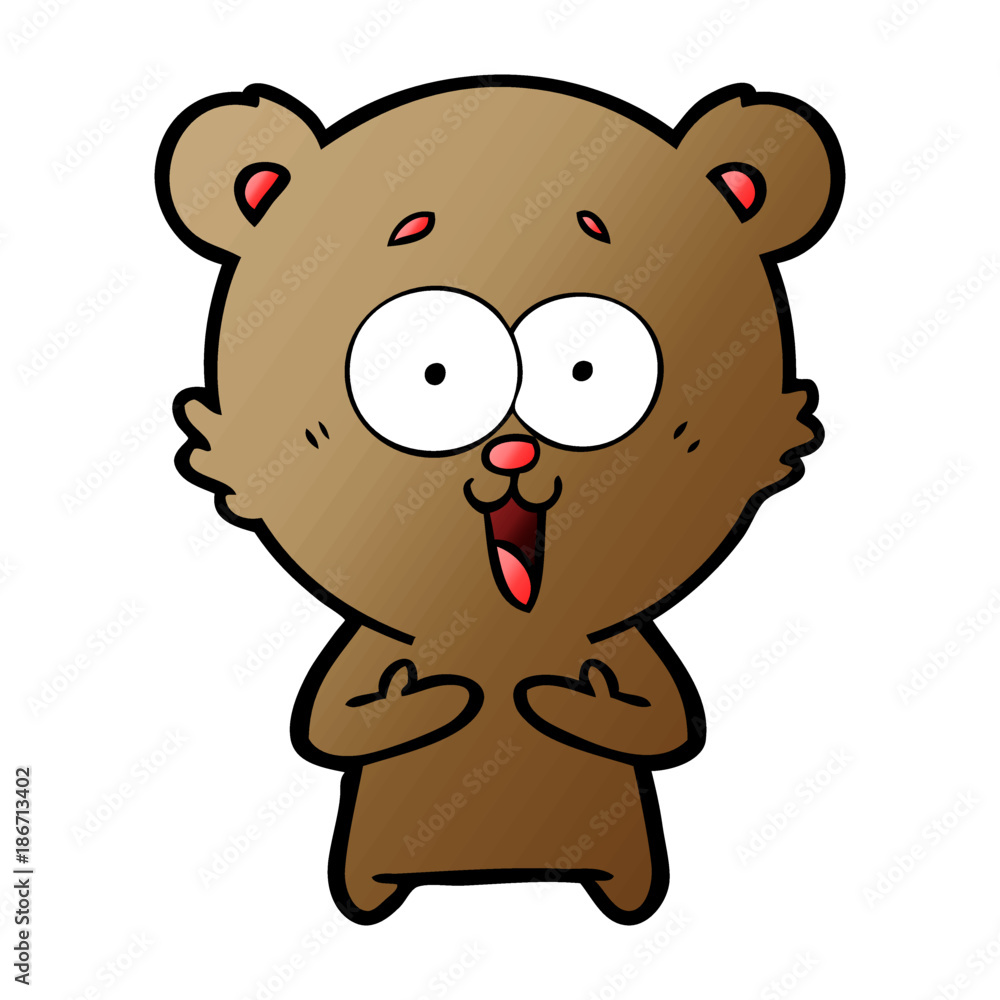 laughing teddy bear cartoon laughing teddy bear cartoon
