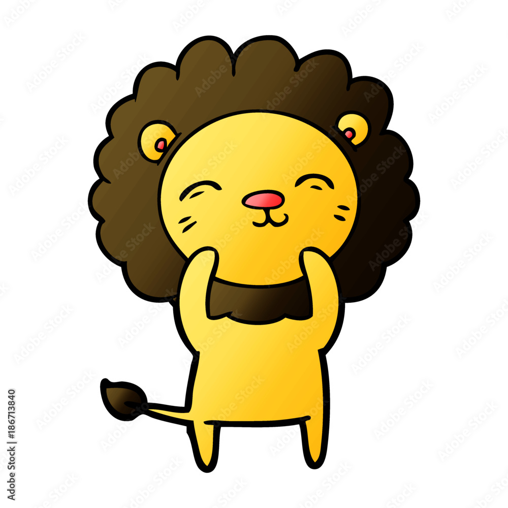 cartoon lion cartoon lion