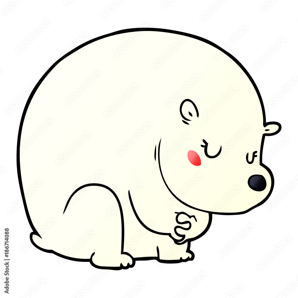 cute cartoon polar bear cute cartoon polar bear