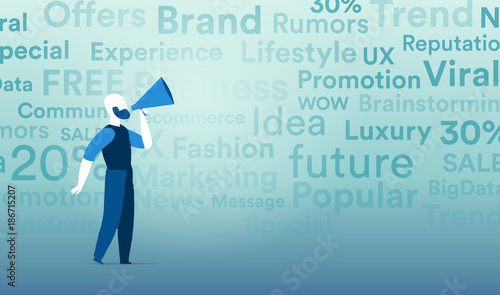 Promoter che diffonde i valori e la comunicazione del proprio brand