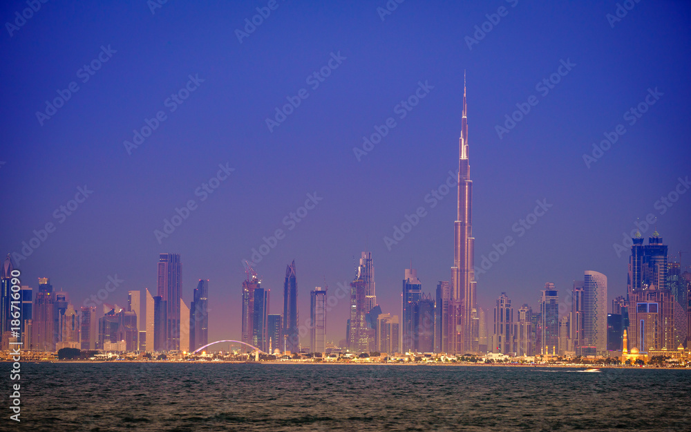 Obraz premium Dubai downtown skyline