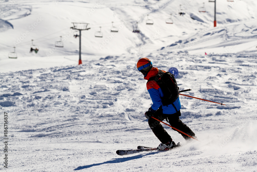 Snowboarding,Skiing.