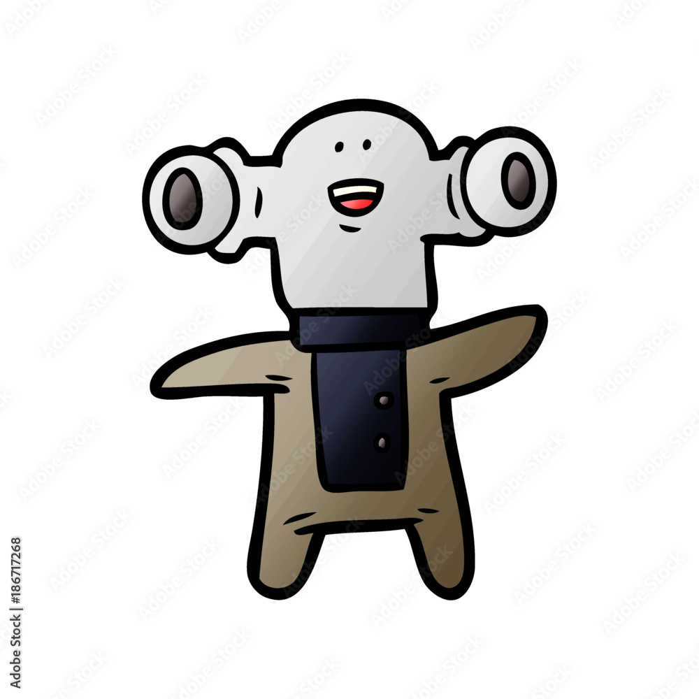 friendly cartoon alien friendly cartoon alien