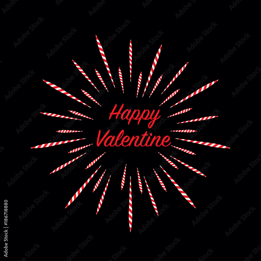 Happy Valentine friework background. Happy Valentine friework background.