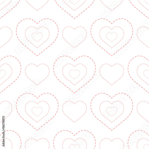 Hearts pattern. Valentines day background vector illustration  image. Creative  luxury gradient style. Print card  cloth  clothing  wrapper  web  cover  gift  banner  poster  greeting  invitation.