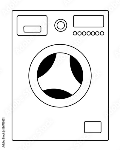 Washing machine vector