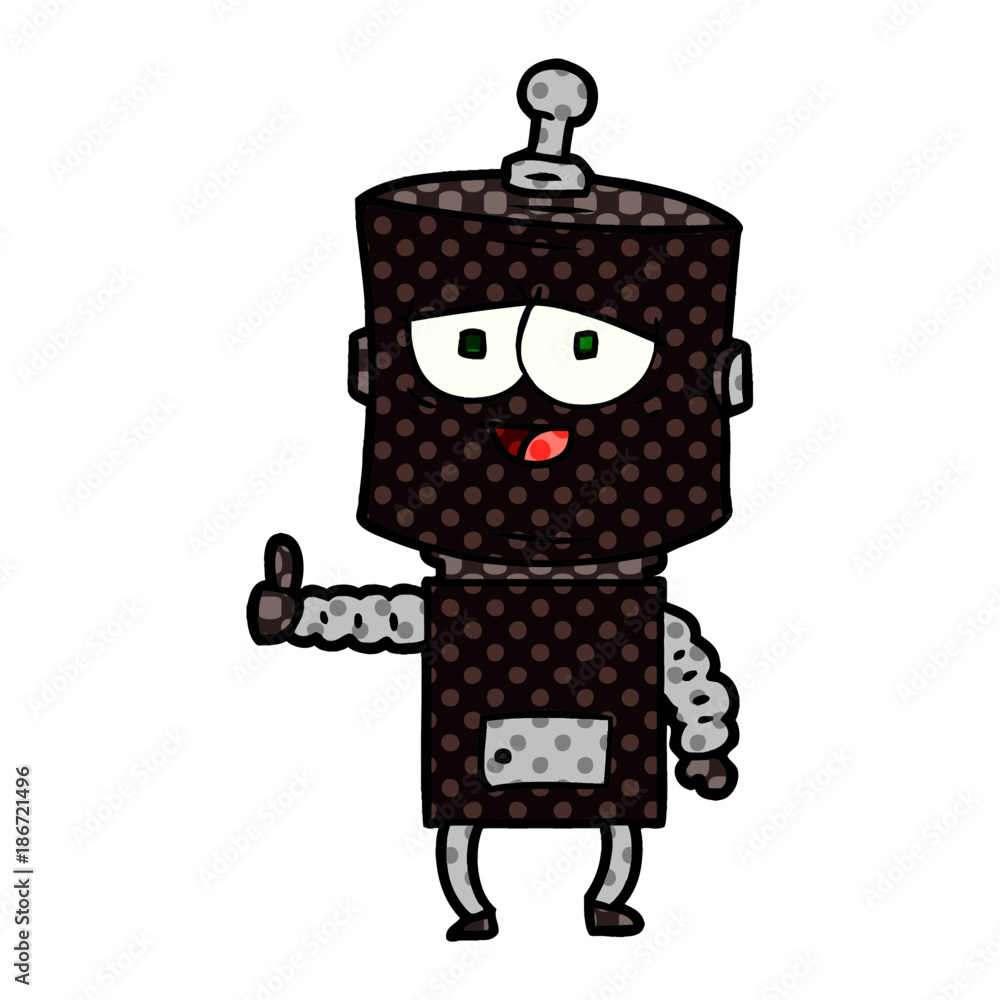 cartoon robot cartoon robot