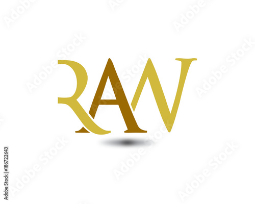 raw letter logo