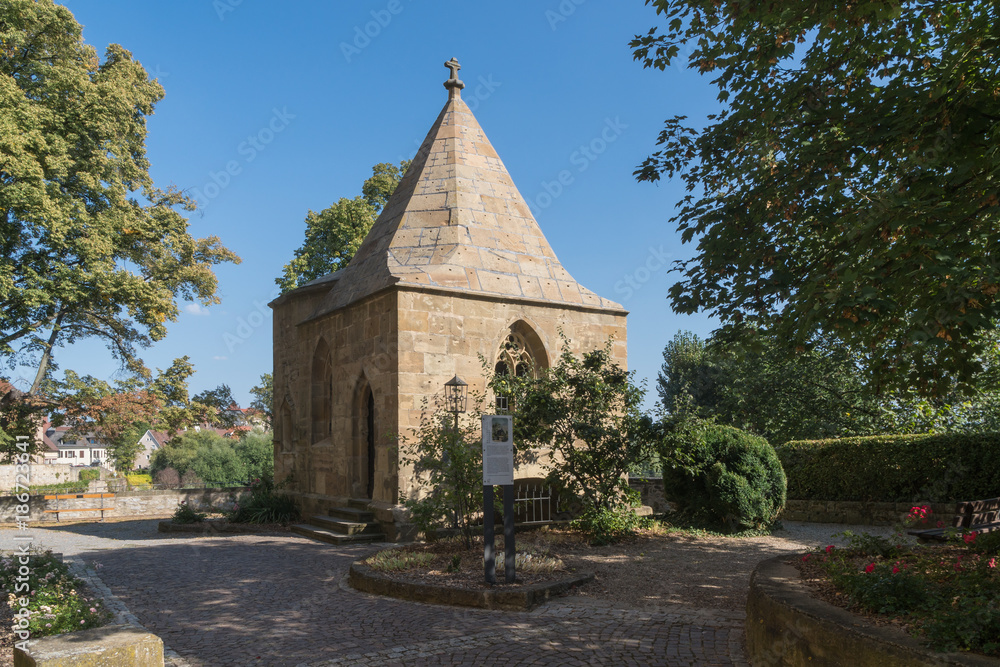 Fototapeta premium Regiswindiskapelle in Lauffen