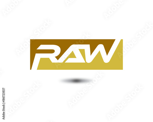 raw letter logo