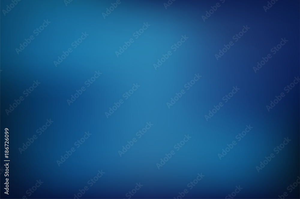 Dark Blue Gradient Vector Background,Simple bluea blend of blue color spaces as contemporary background graphic backdrop