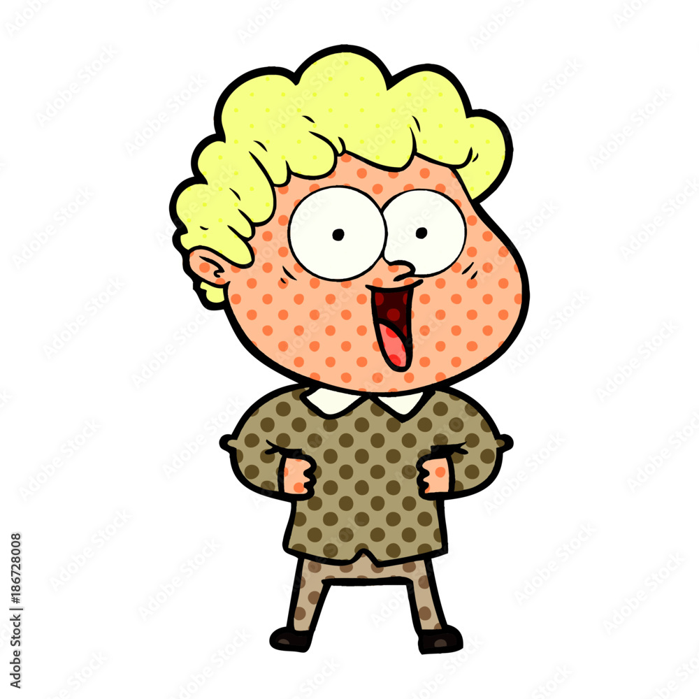 cartoon happy man cartoon happy man