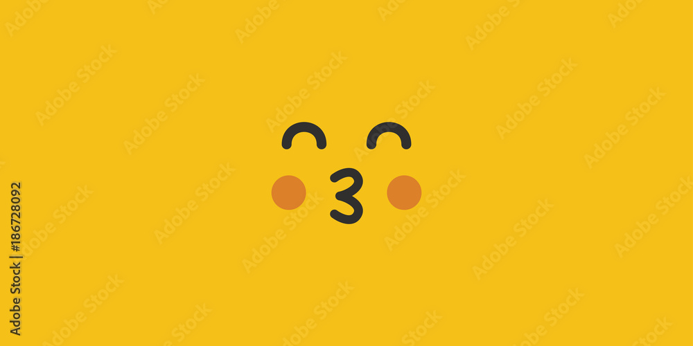 Emoji emoticon character background Emoji emoticon character background