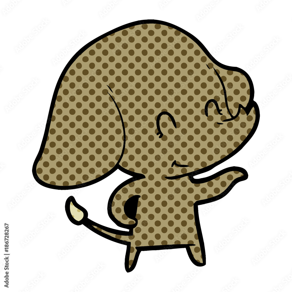 cute cartoon elephant
