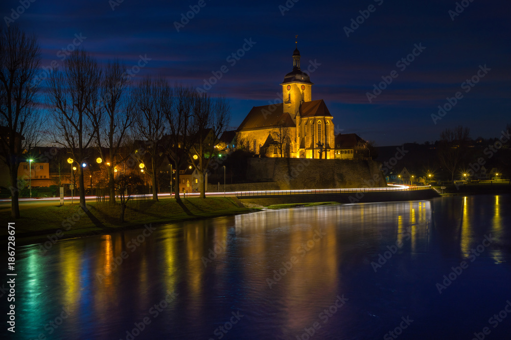 Fototapeta premium Regiswindiskirche in Lauffen