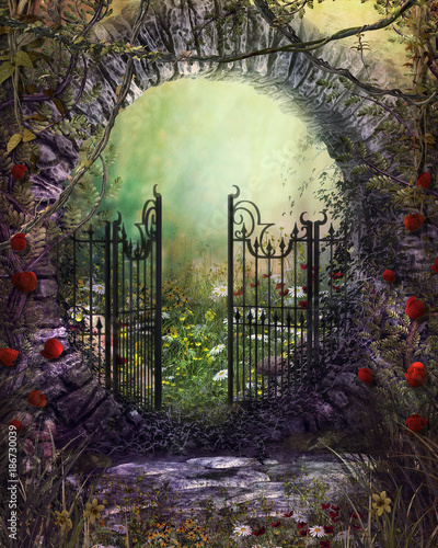 Enchanting Old Garden Gate ...