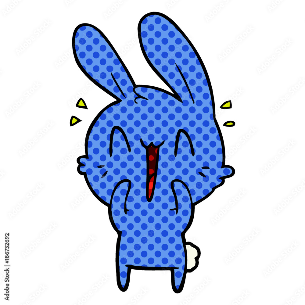cute cartoon rabbit