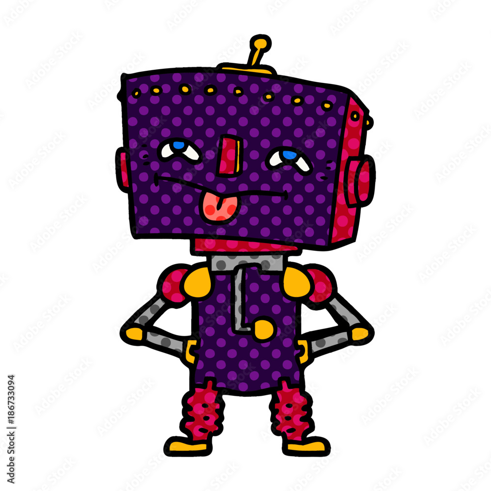 cartoon robot cartoon robot