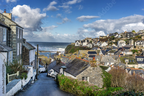 Port Issac in Cornwall in south west England photo