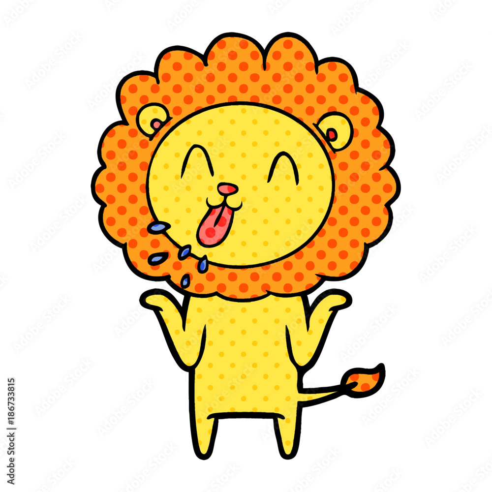 happy cartoon lion happy cartoon lion