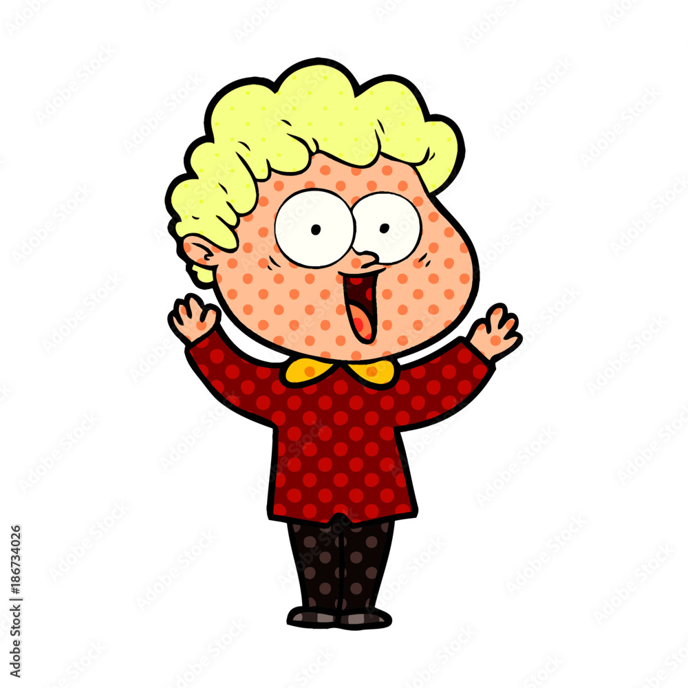 cartoon happy man cartoon happy man