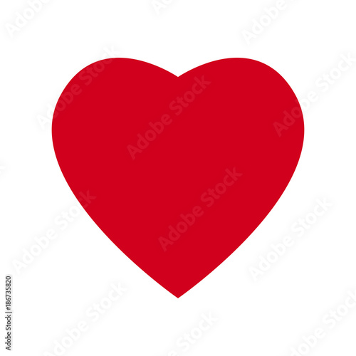red heart shape