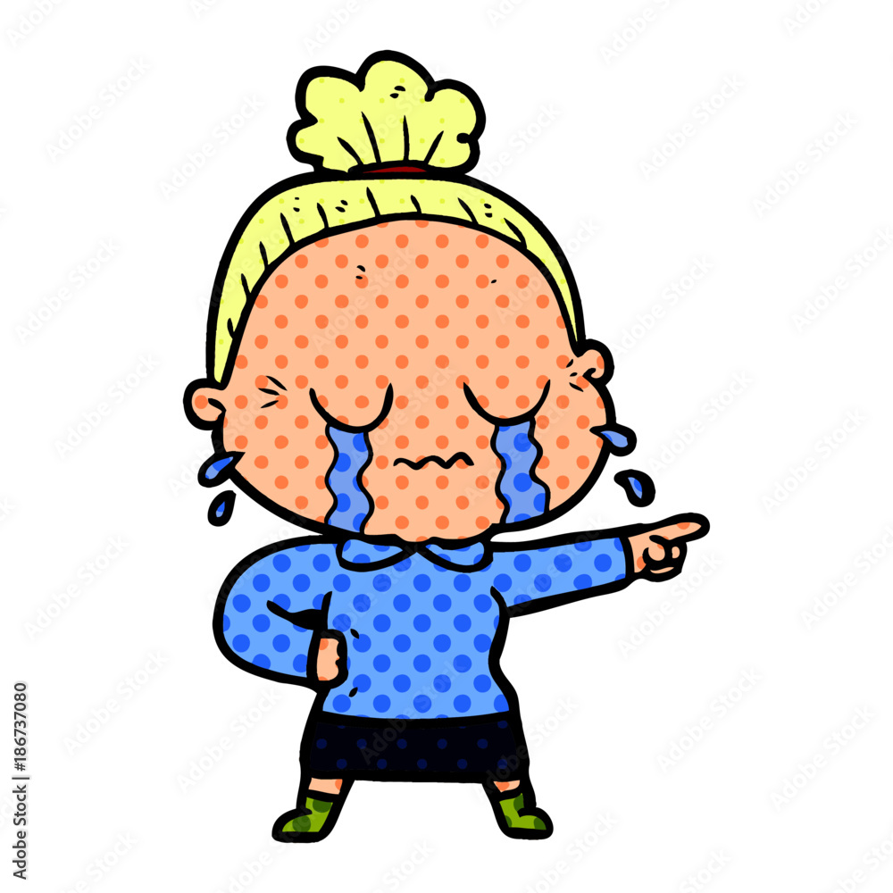 cartoon crying old lady cartoon crying old lady