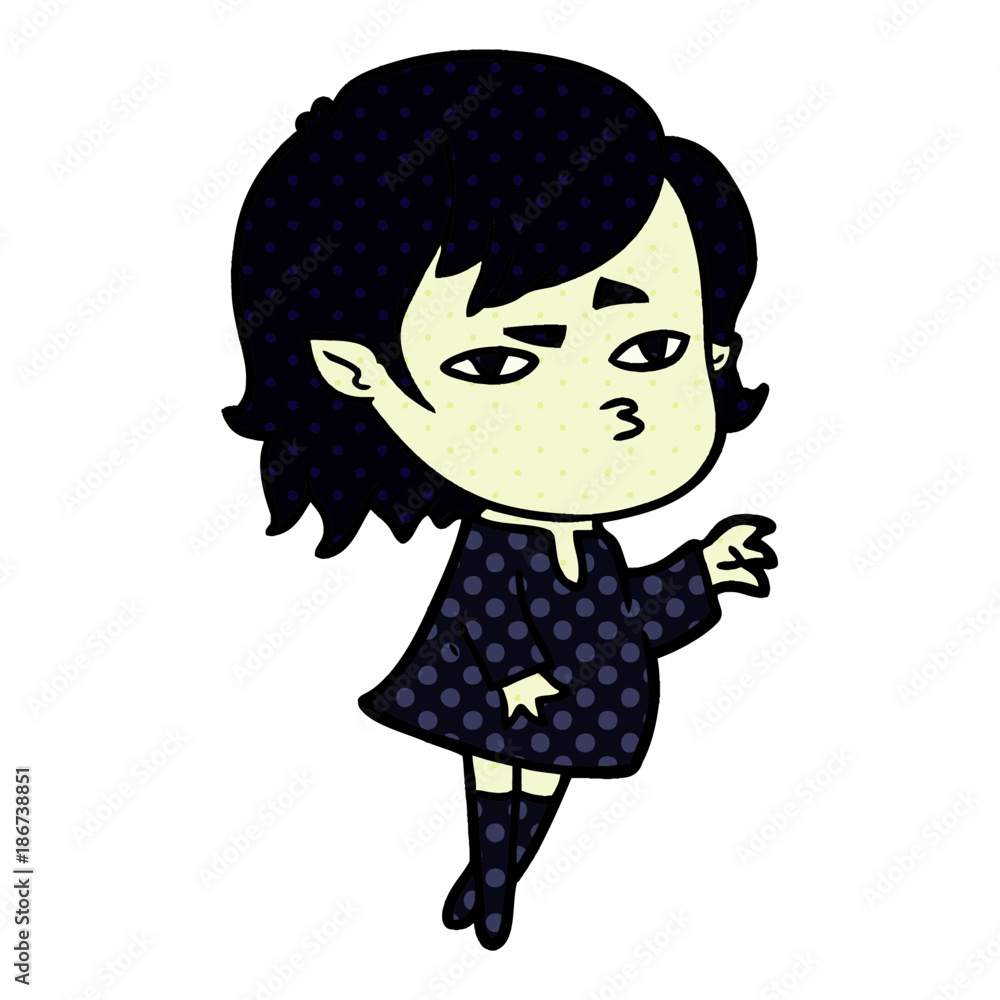cartoon vampire girl cartoon vampire girl