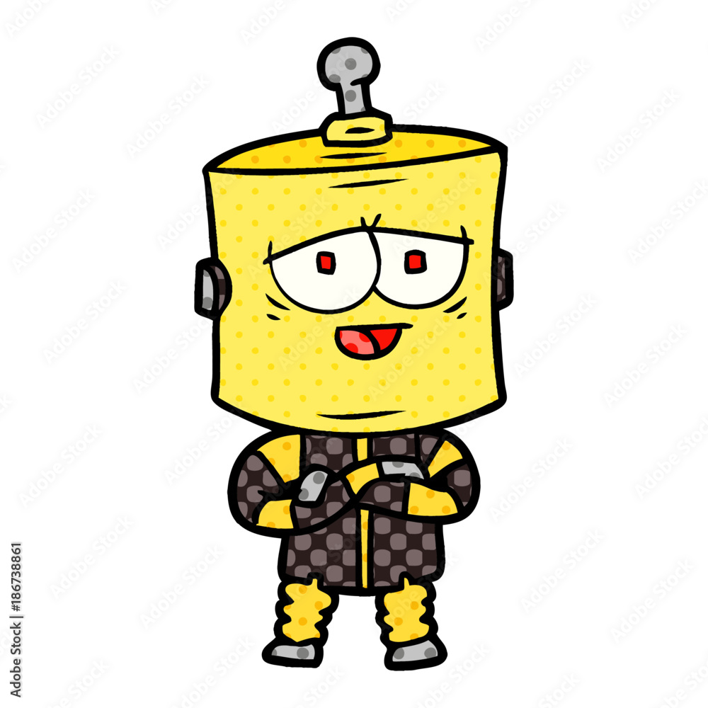 cartoon robot cartoon robot