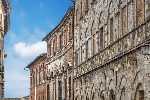 historic buildings in Montepulciano