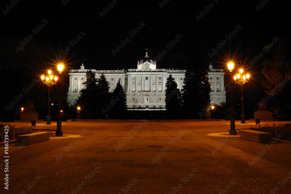 Fototapeta premium Palacio Real, Madrid, Spain