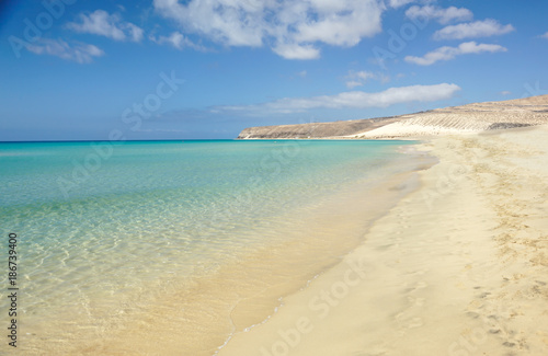 Sotavento Beach in Fuerteventura, Canary Islands, Spain © steuccio79