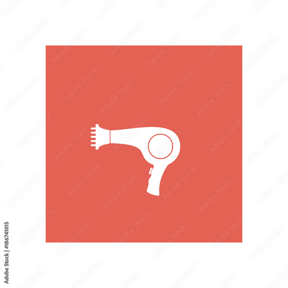 Hairdryer icon. Vector Illustration Hairdryer icon. Vector Illustration