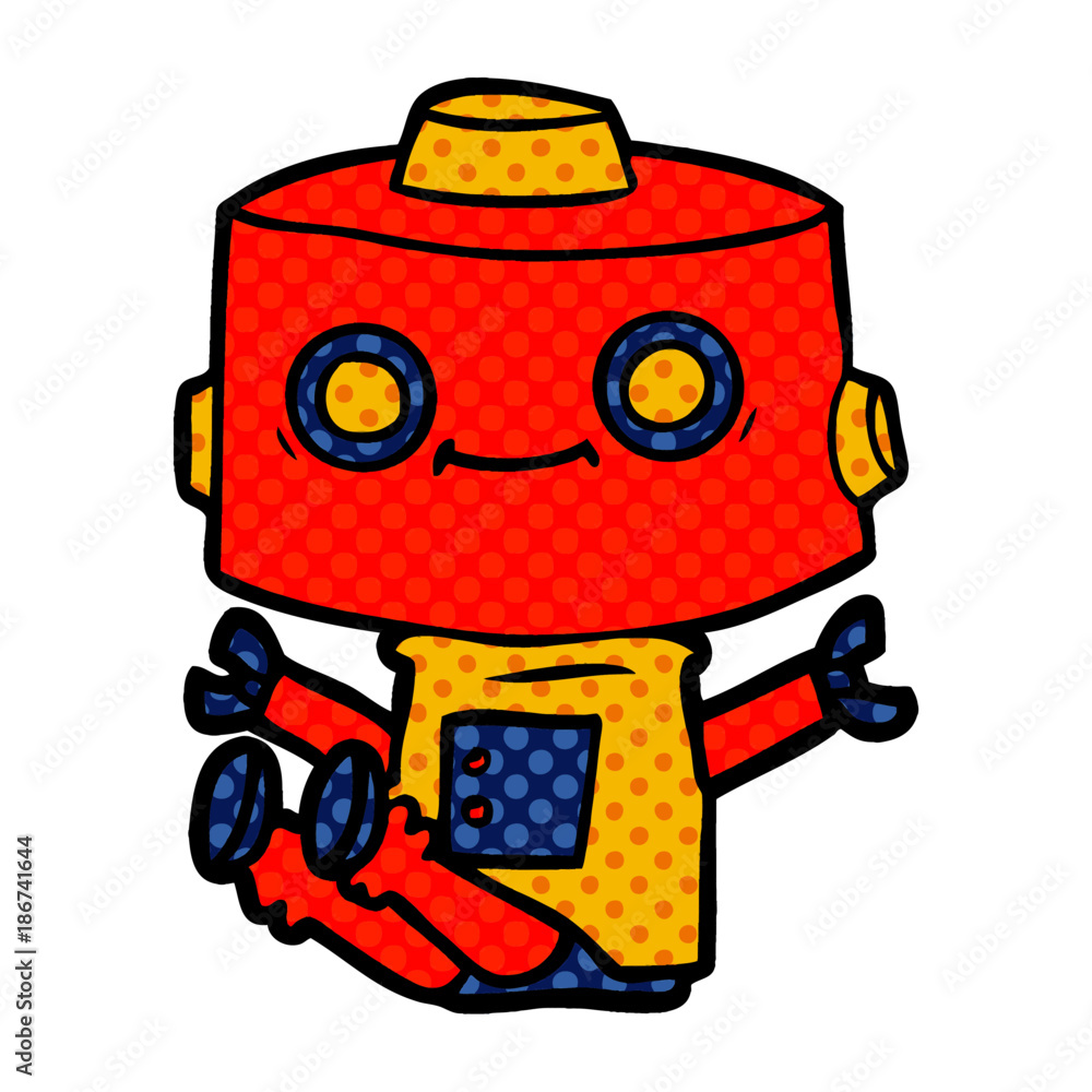 cartoon robot cartoon robot