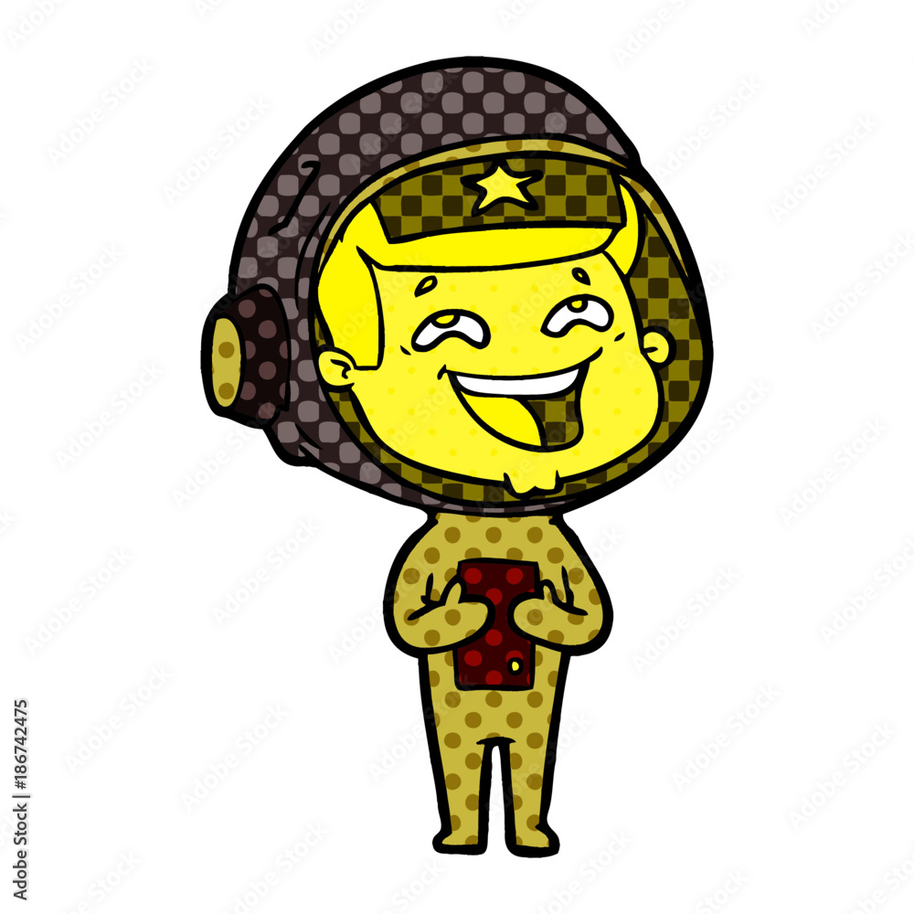 cartoon laughing astronaut cartoon laughing astronaut