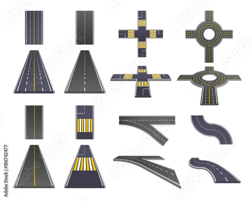 Road Parts Perspective Set