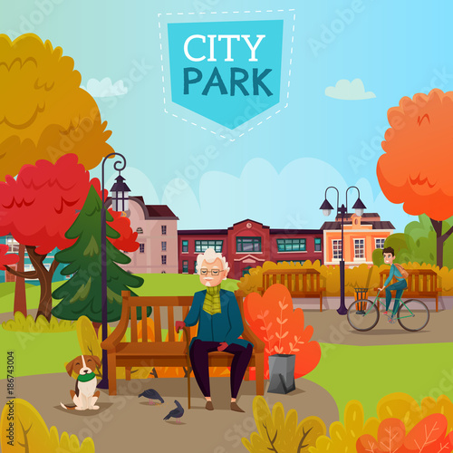 City Park Illustration