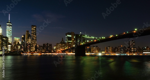 Brooklyn Bridge Over The Night
