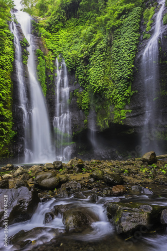 Lemukih Waterfall in summer