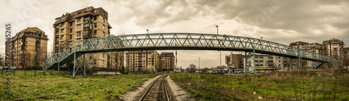 Belgrade, Serbia Marth 03, 2016: Overpass construction © nedomacki