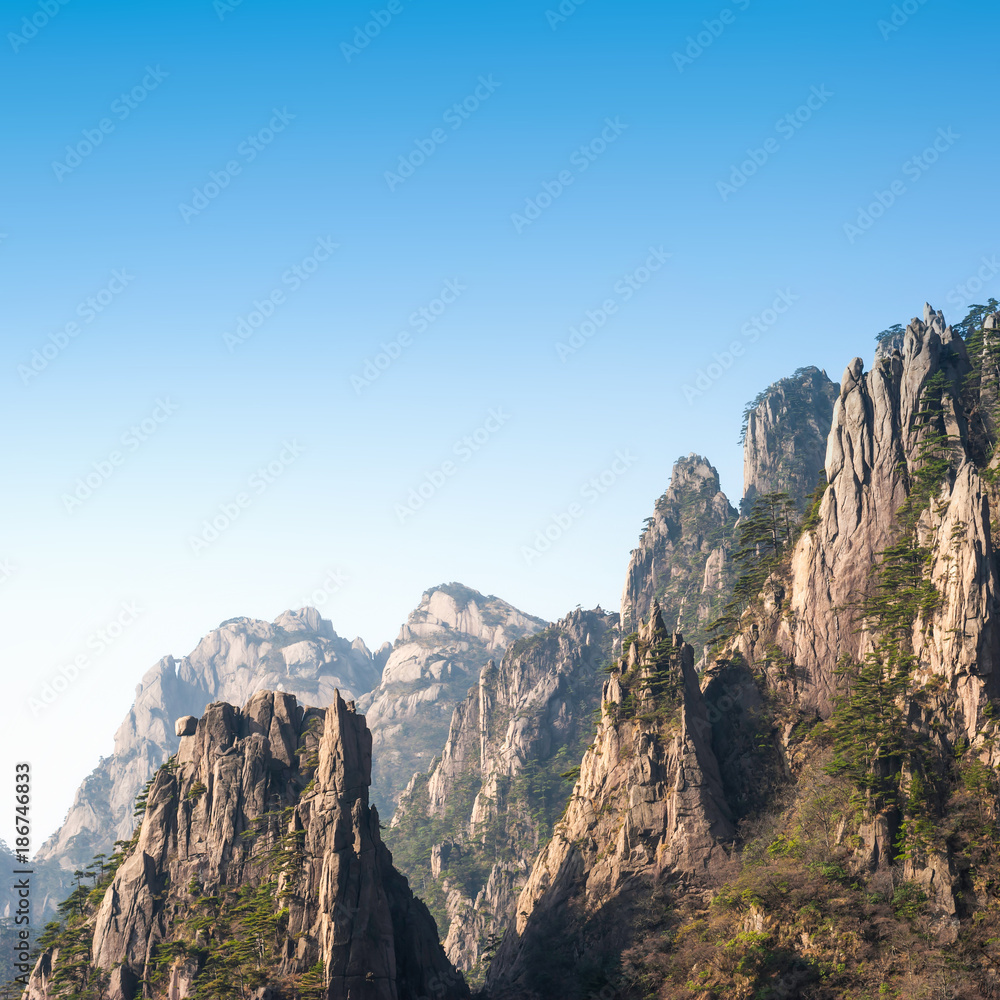 Huangshan Mountain, Anhui, China.