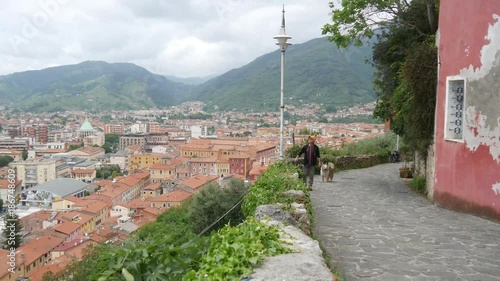 Panorama della città di Carrara photo