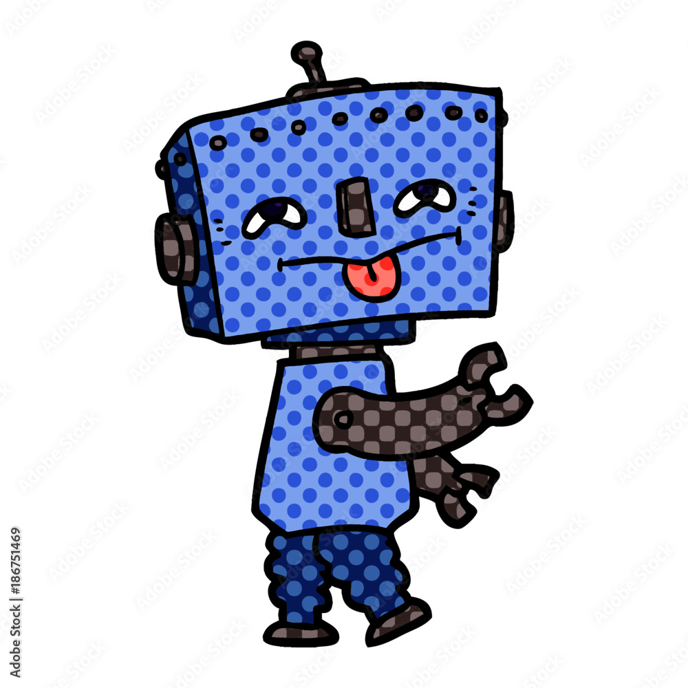 cartoon robot cartoon robot