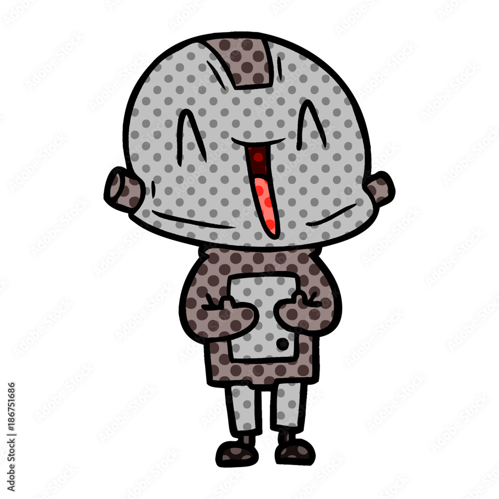 cartoon robot cartoon robot