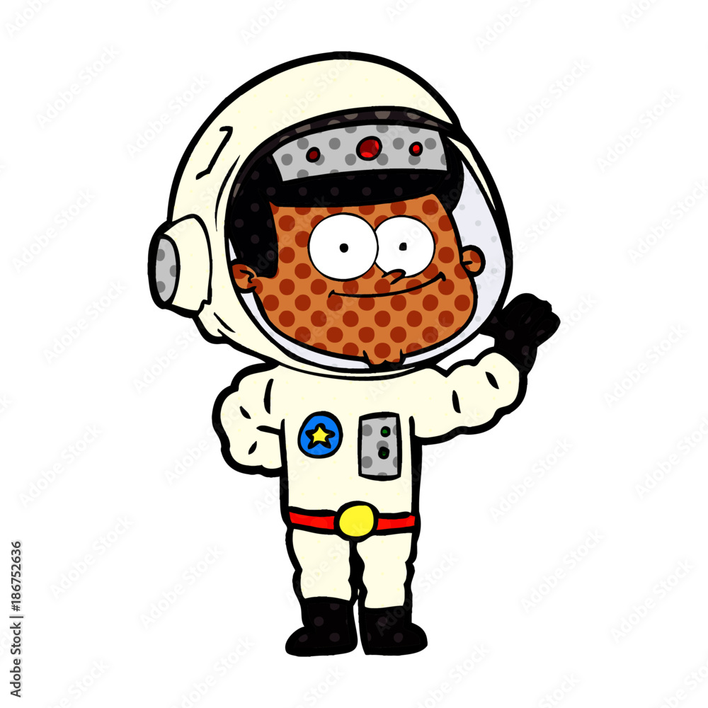 happy astronaut cartoon happy astronaut cartoon
