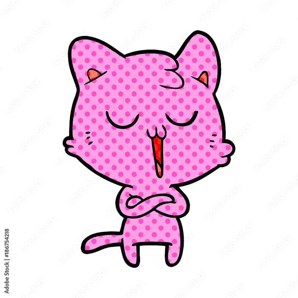 cartoon cat singing cartoon cat singing
