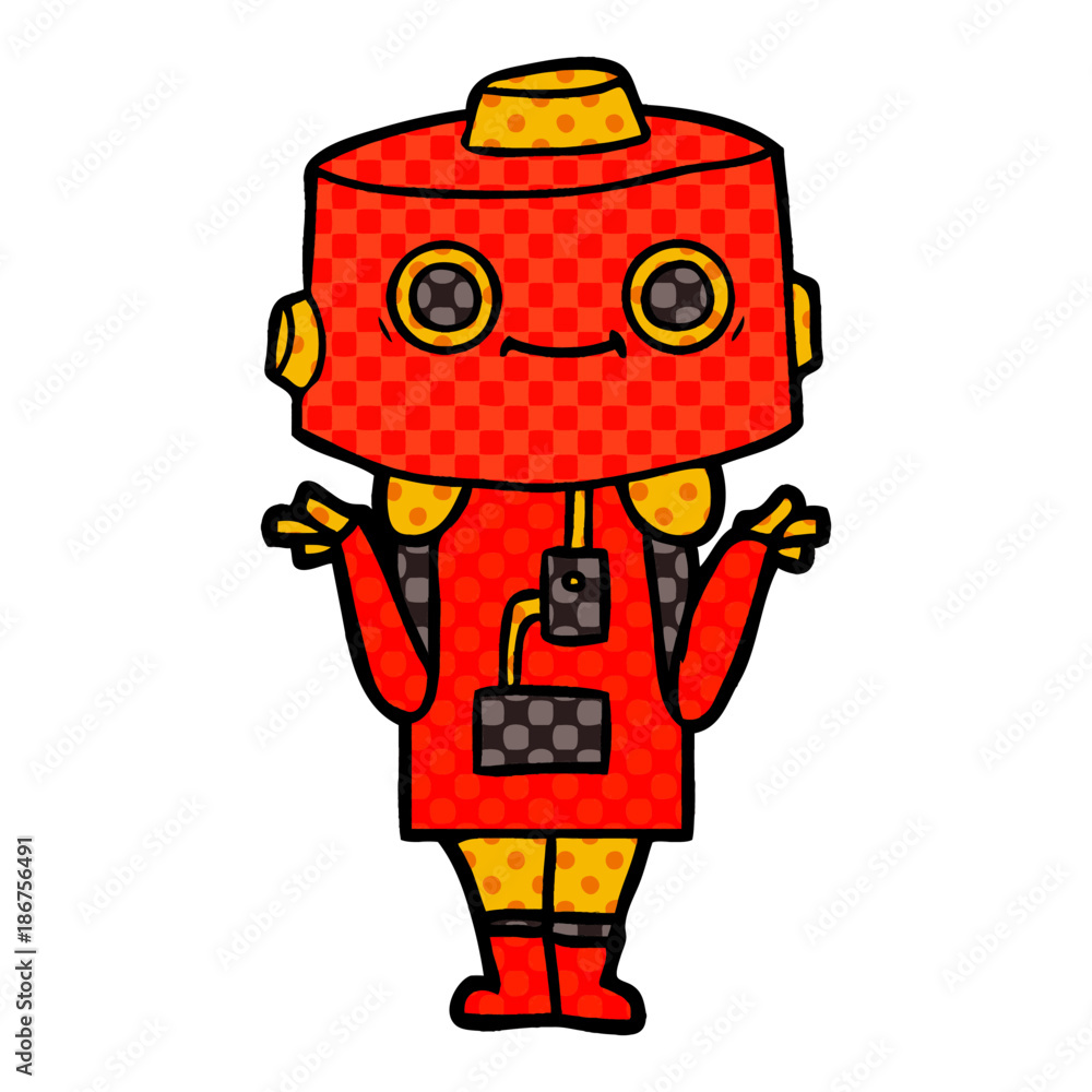 cartoon robot cartoon robot