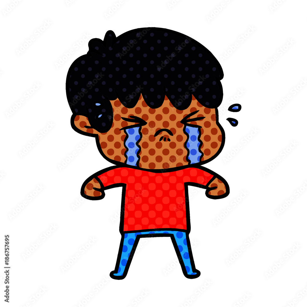 cartoon boy crying cartoon boy crying