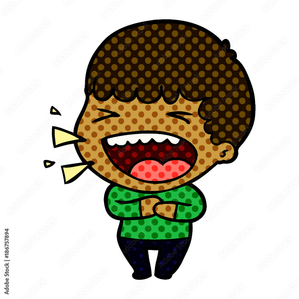 cartoon laughing man cartoon laughing man